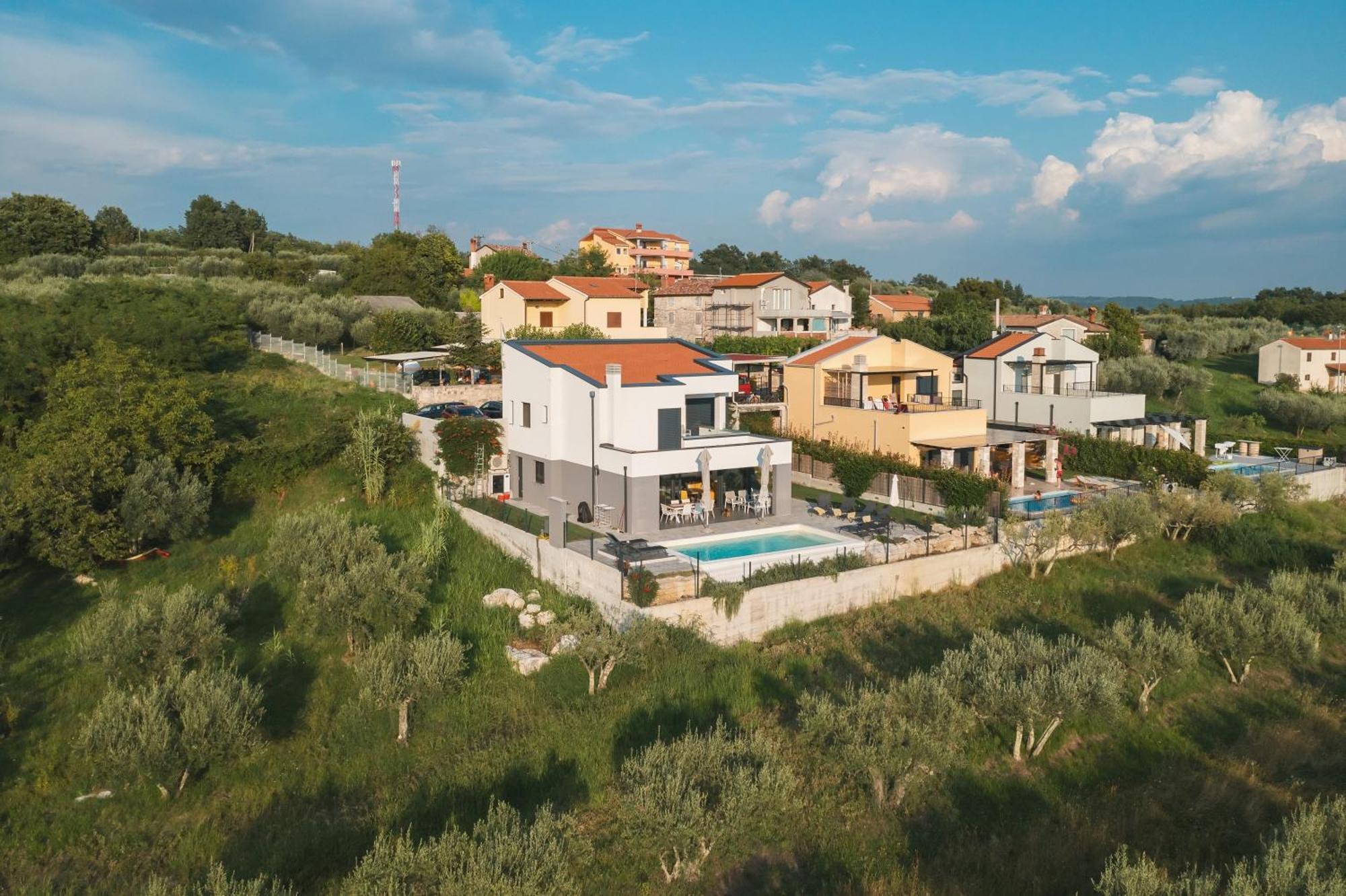 Villa Boiky - Private Pool And Amazing Sea View, Istria Materada Екстериор снимка