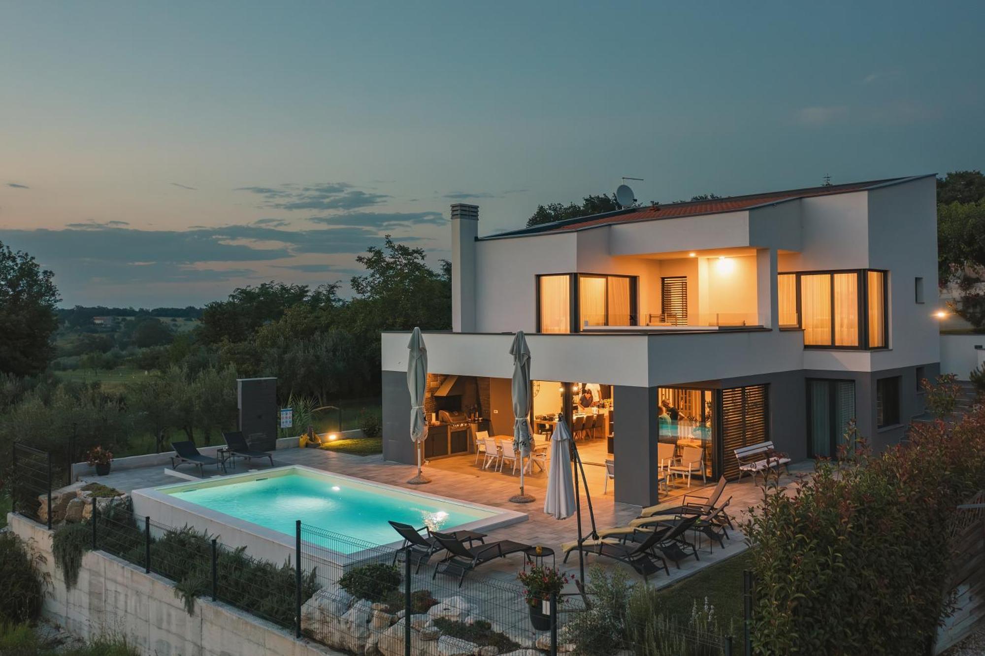 Villa Boiky - Private Pool And Amazing Sea View, Istria Materada Екстериор снимка