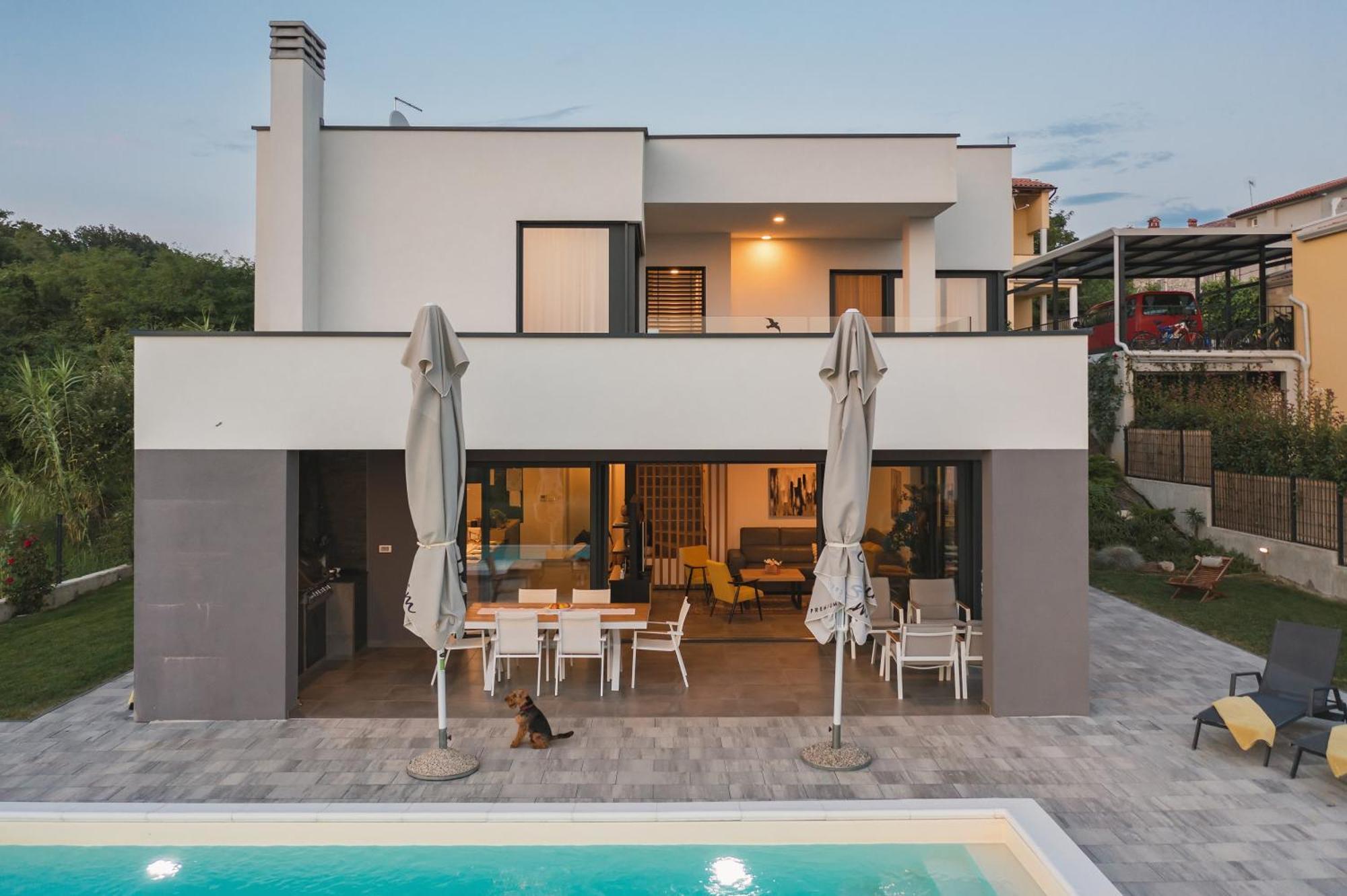 Villa Boiky - Private Pool And Amazing Sea View, Istria Materada Екстериор снимка