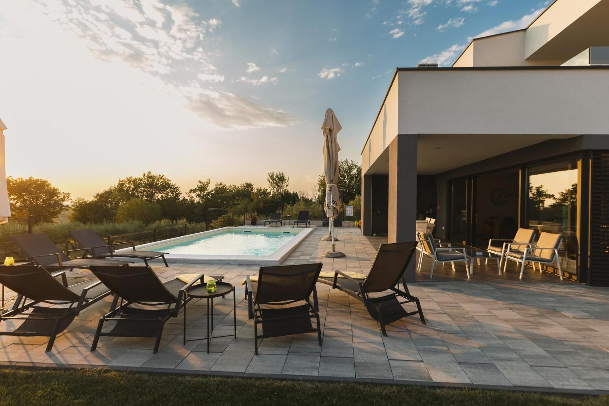Villa Boiky - Private Pool And Amazing Sea View, Istria Materada Екстериор снимка